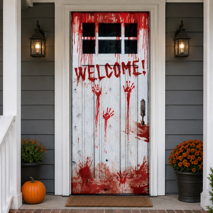 Halloween Garage Door Cover