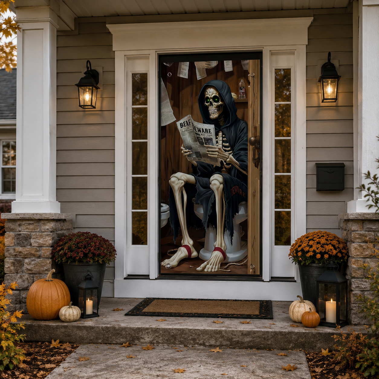 Halloween Garage Door Cover