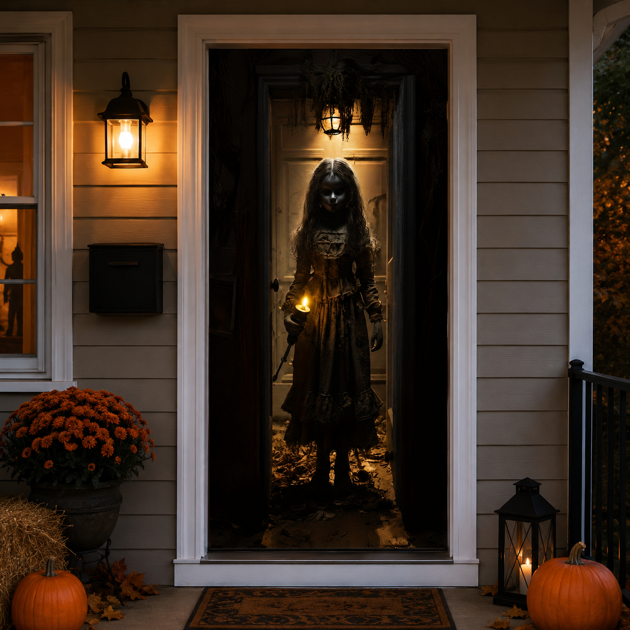 Halloween Garage Door Cover