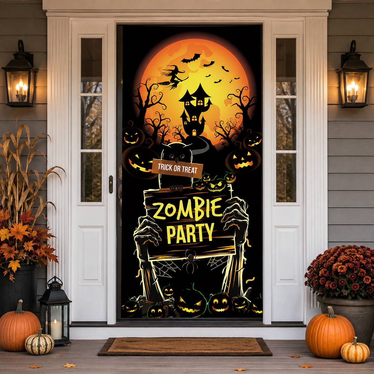 Halloween Garage Door Cover