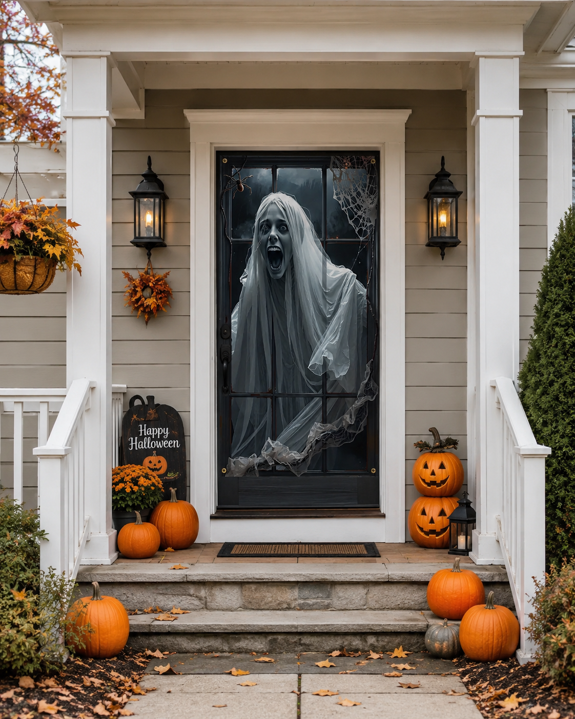 Halloween Garage Door Cover