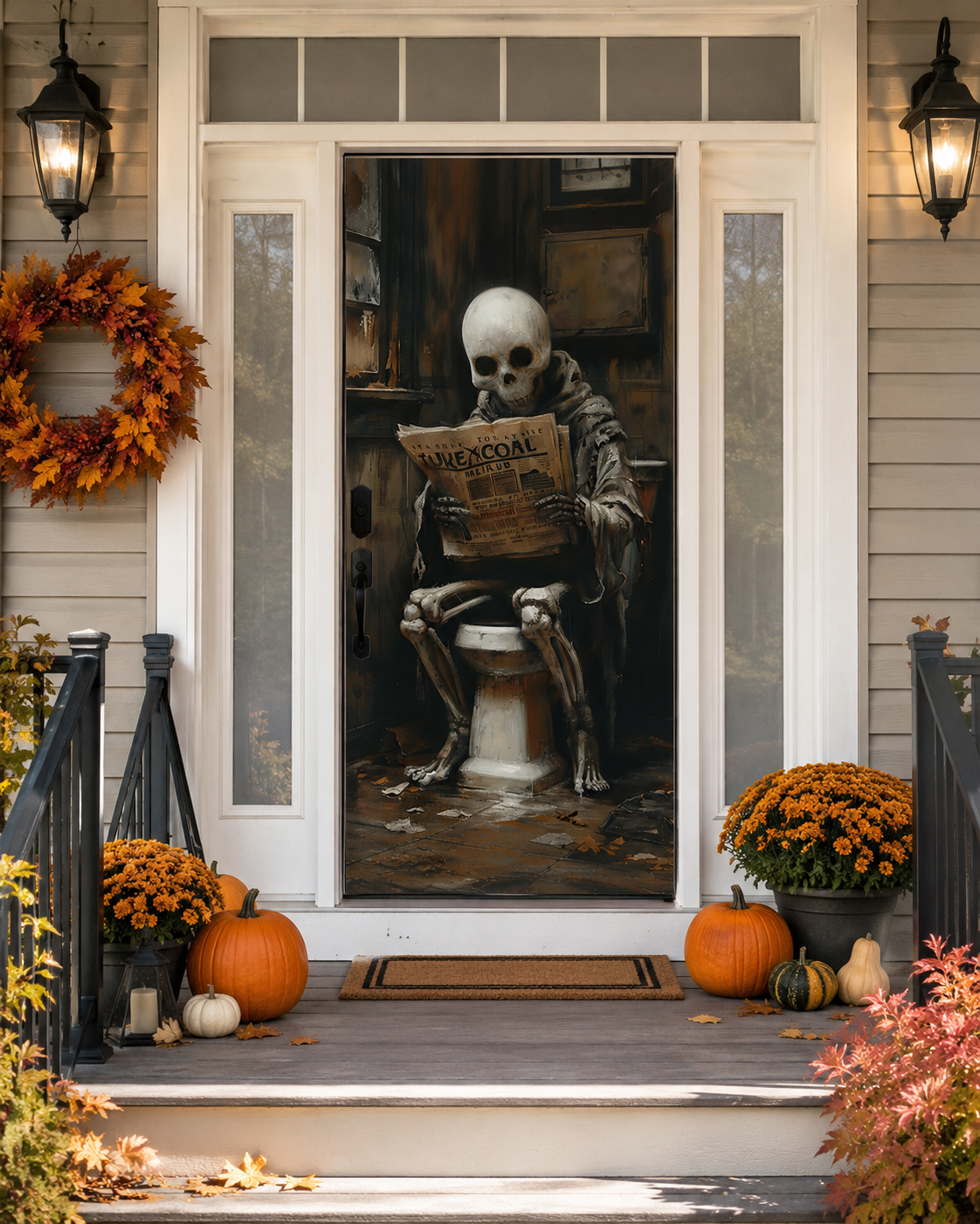 Halloween Garage Door Cover