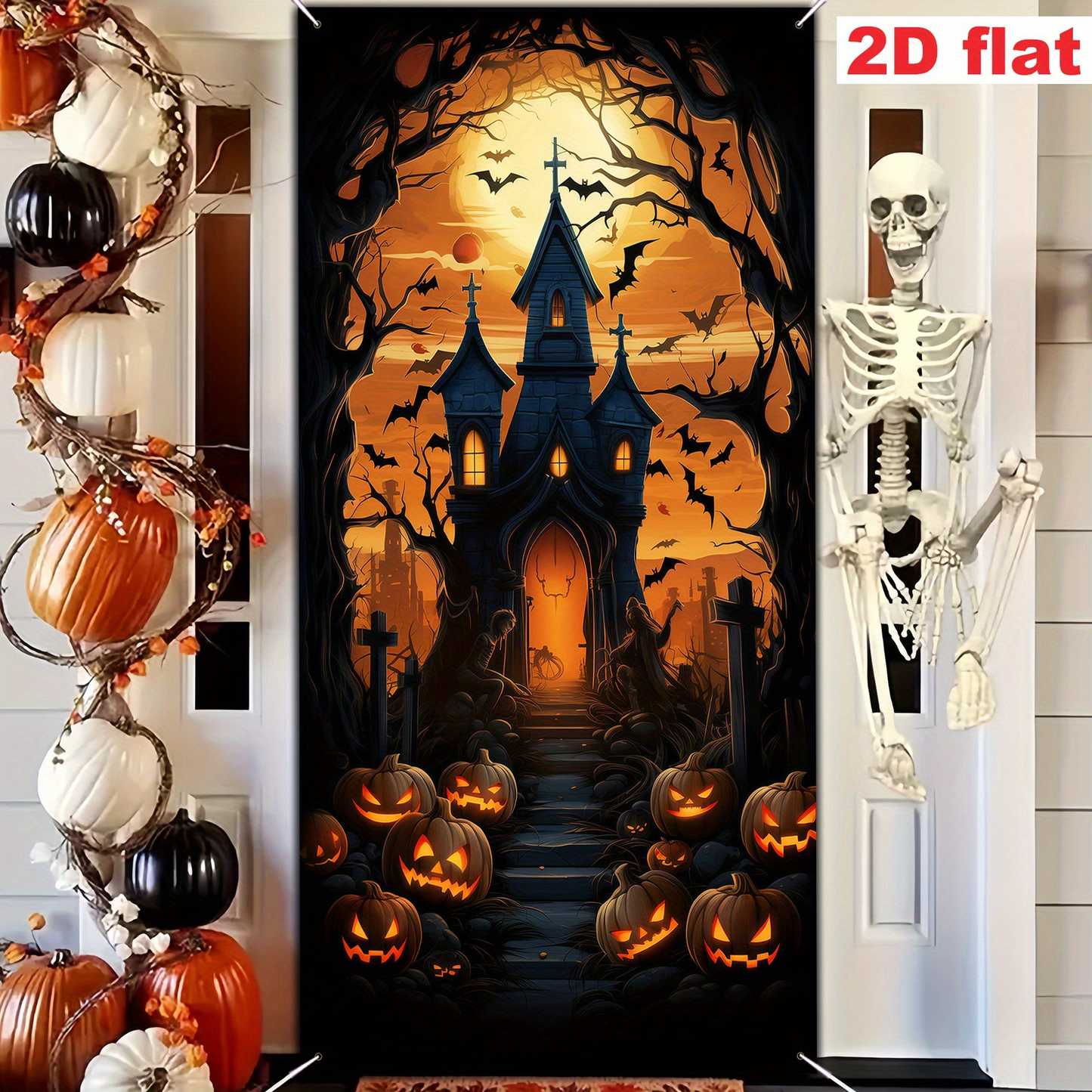 Halloween Garage Door Cover