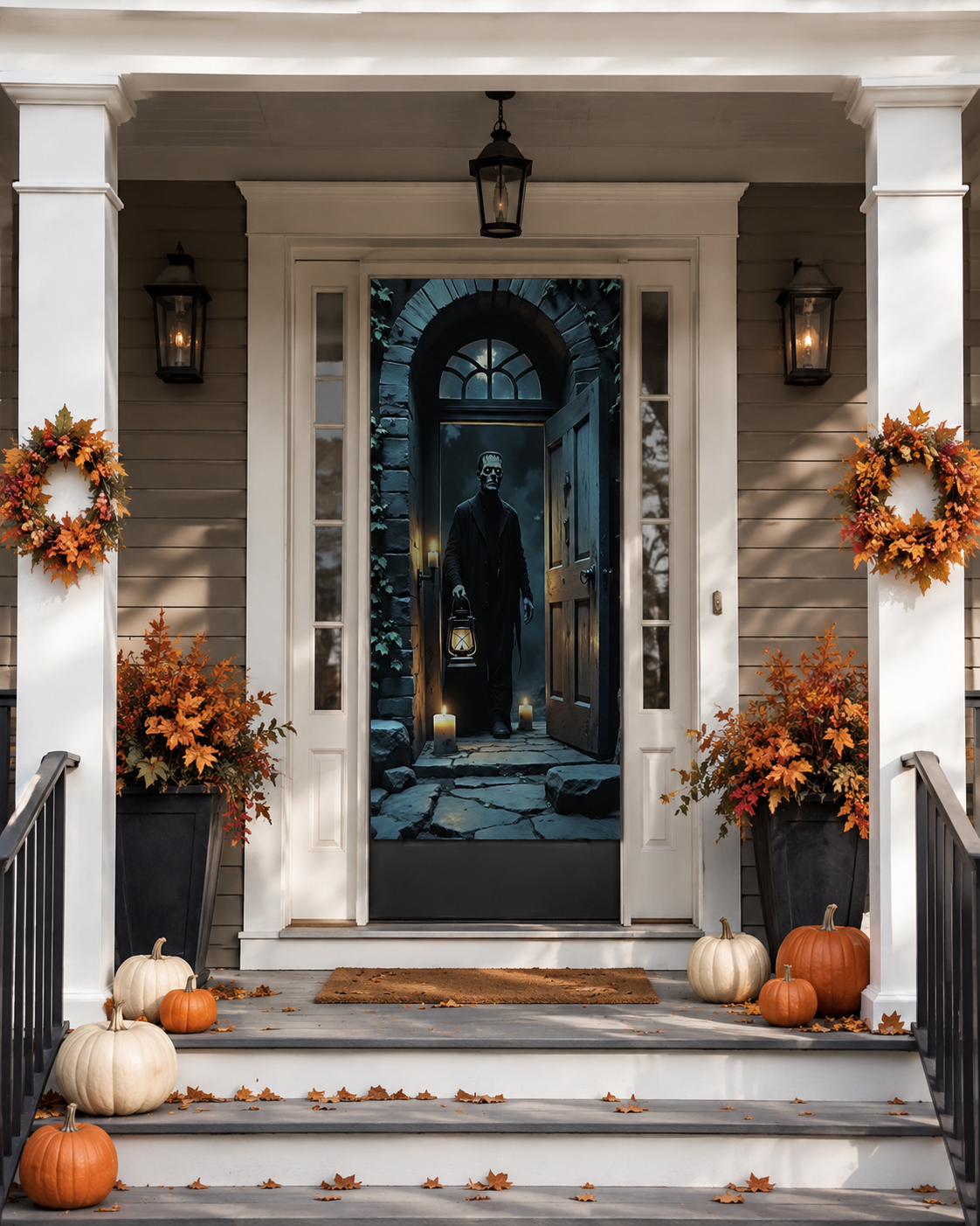 Halloween Garage Door Cover