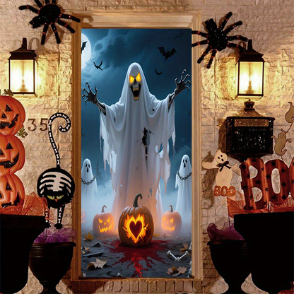 Halloween Garage Door Cover