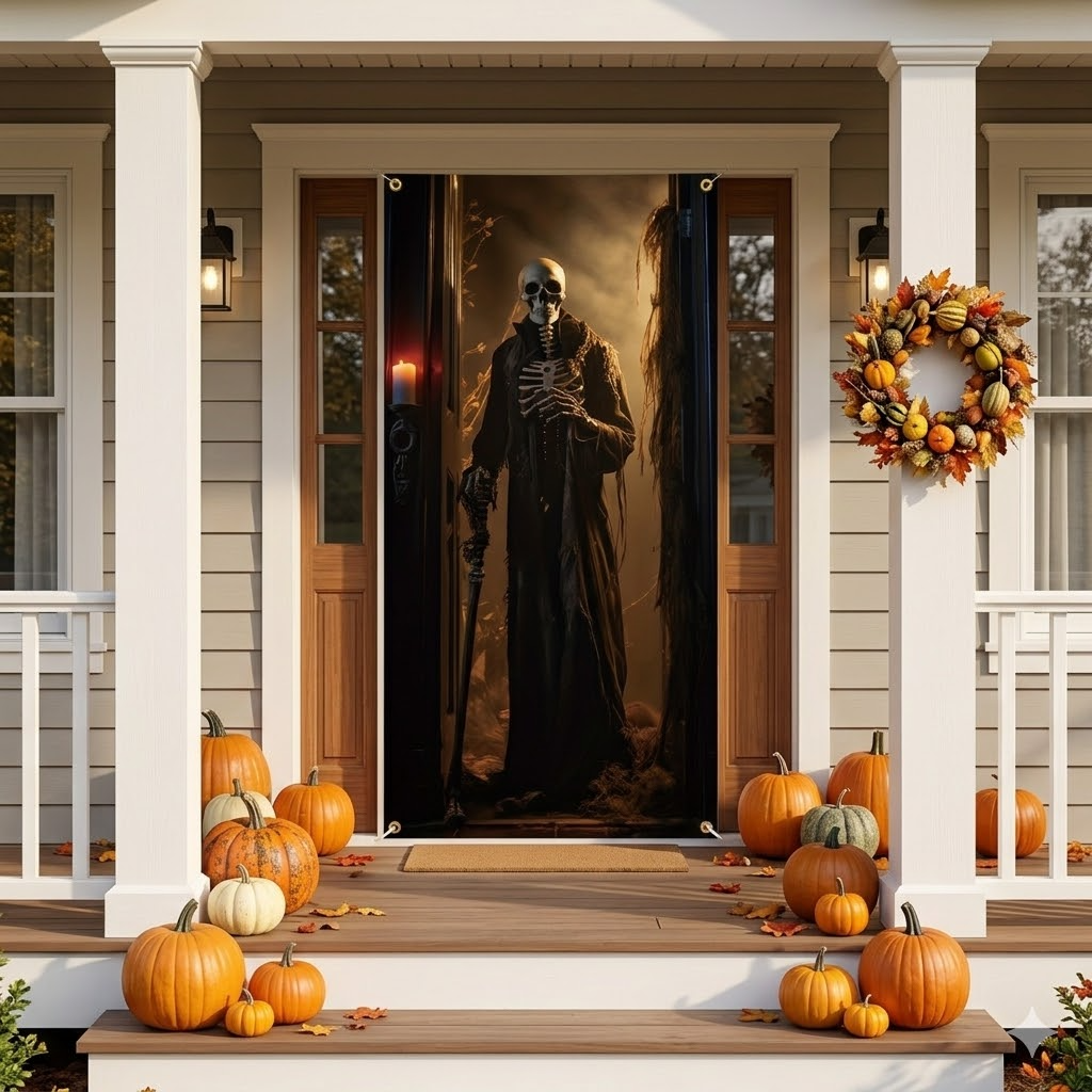 Halloween Garage Door Cover