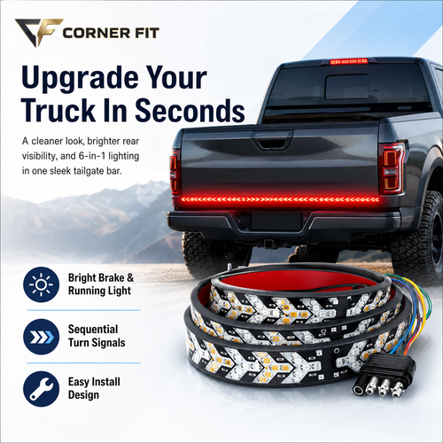 LED Tailgate Lights, Turn Signals And Driving And Reversing Lights