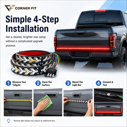 LED Tailgate Lights, Turn Signals And Driving And Reversing Lights