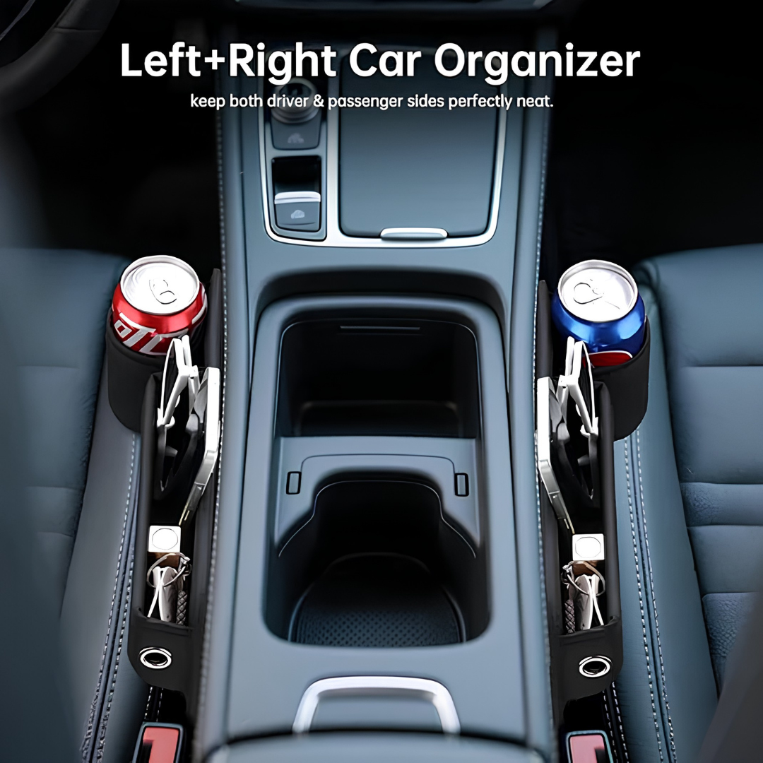 CornerFit™ Seat Gap Cup Holder & Organizer