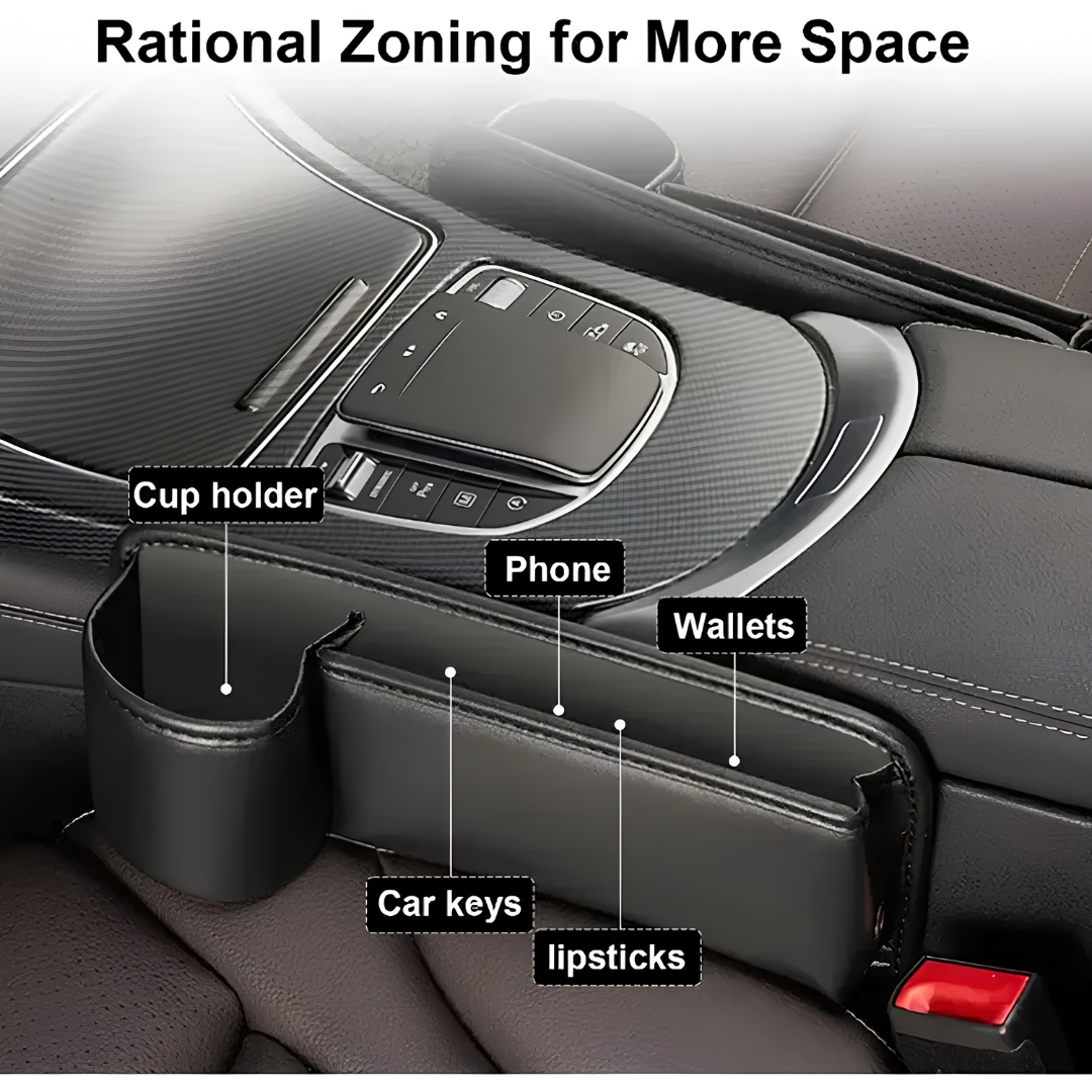 CornerFit™ Seat Gap Cup Holder & Organizer