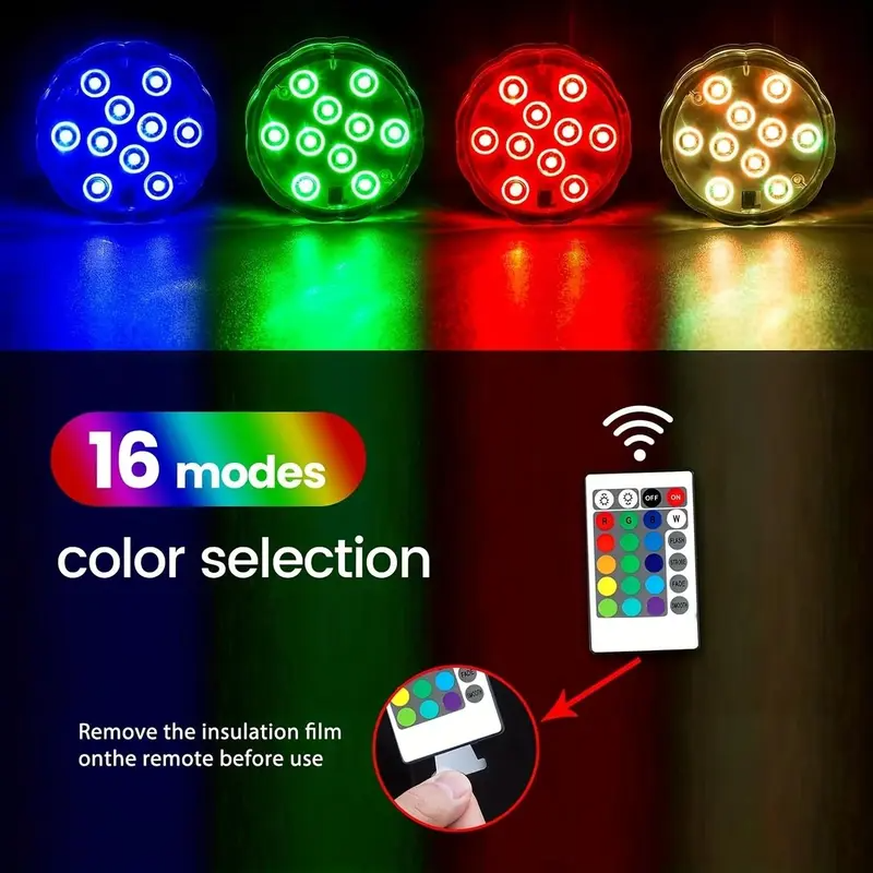 Corner Fit™ Remote Controlled  LED Pool Light
