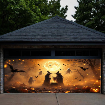 Halloween Garage Door Cover