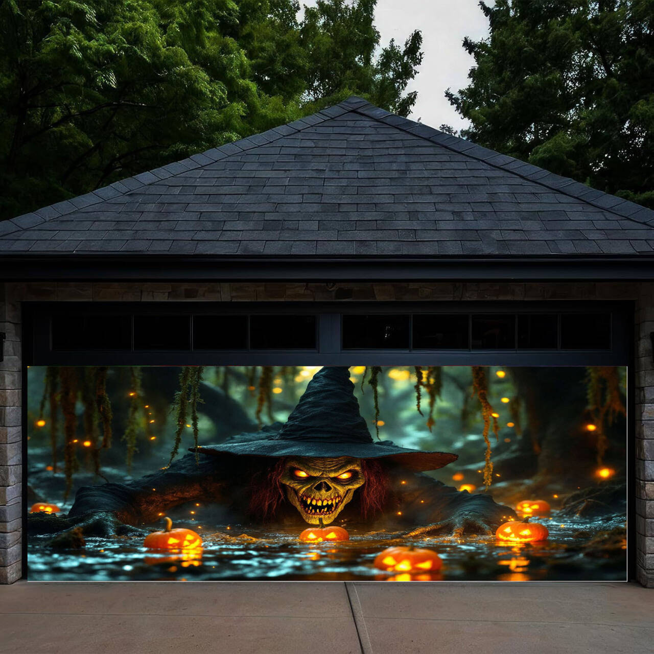 Halloween Garage Door Cover