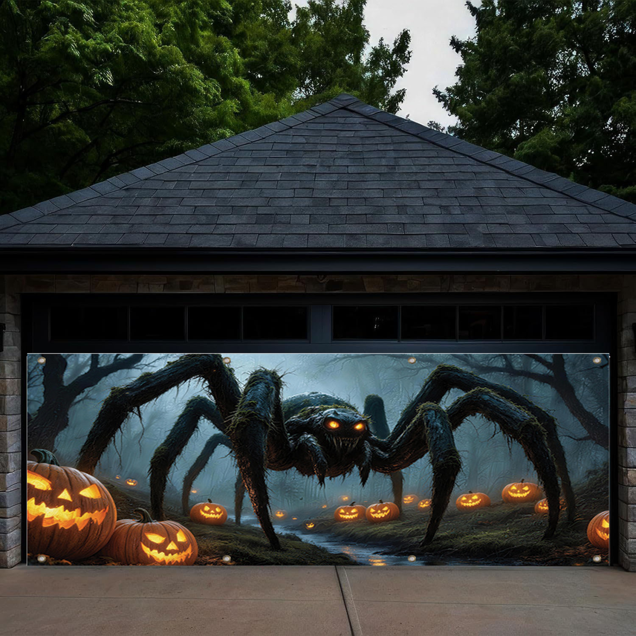 Halloween Garage Door Cover