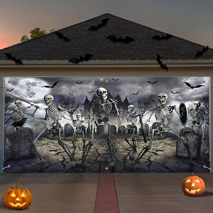 Halloween Garage Door Cover