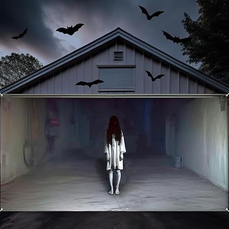 Halloween Garage Door Cover