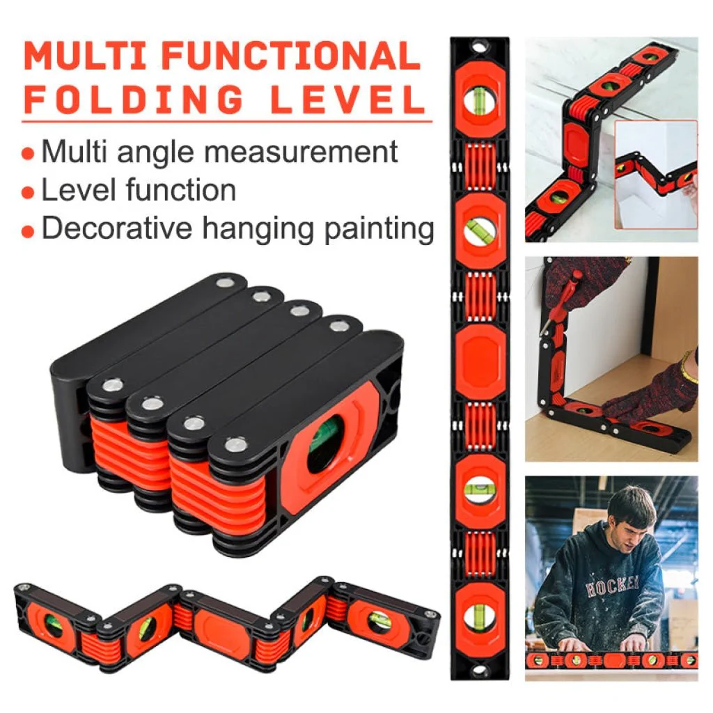 Folding Level Ruler – Precision Angle Measuring Tool