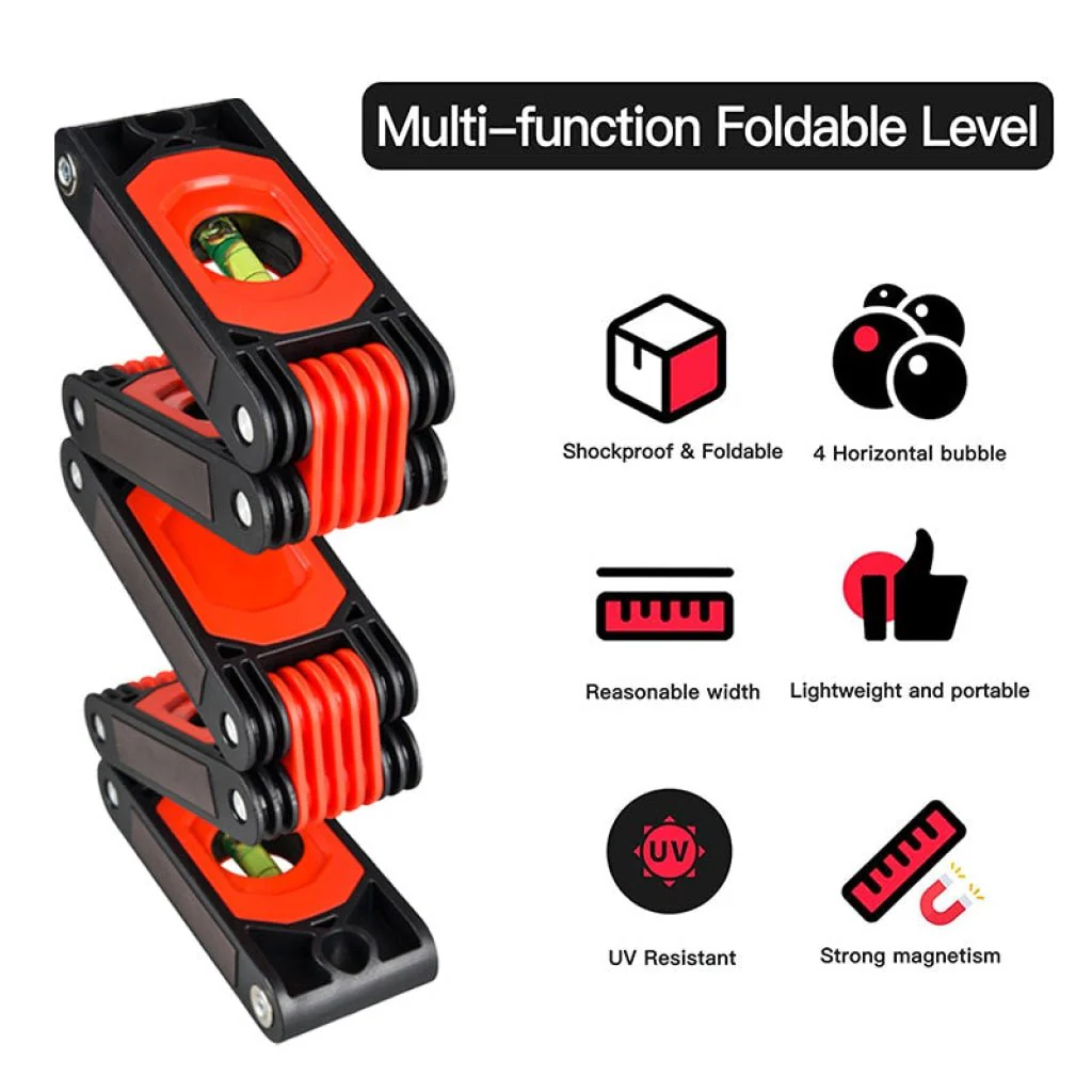 Folding Level Ruler – Precision Angle Measuring Tool