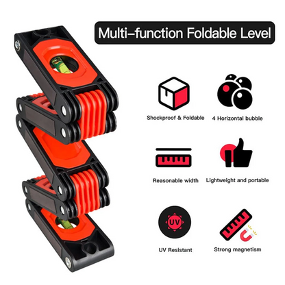 Folding Level Ruler – Precision Angle Measuring Tool