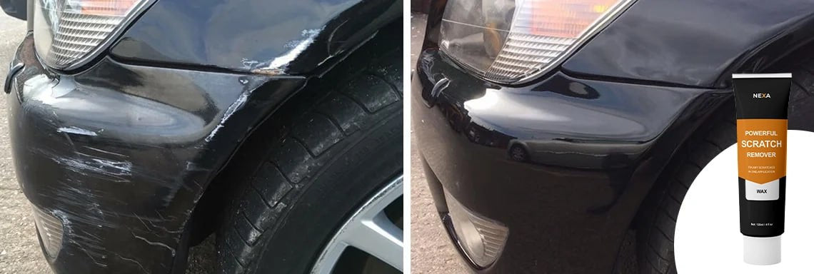 Before and after comparison