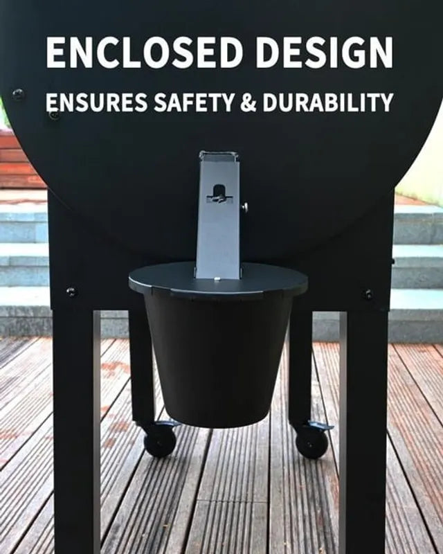 Grease Bucket with Lid & Silicone Liner